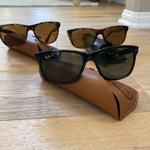 Lot of 3 pairs of mens Ray Ban sunglasses